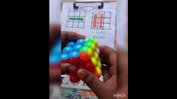 Solving a ball rubikscube #bubble #youtubeshorts #viral #shorts