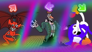 FNF Character Test  DR LIVESEY SCARRY LARRY SONIC | NOOB VS PRO VS HACKER | CRAZY DANCE FNF| FNF MOD