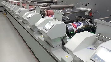 how is the uv led curing system working on BOBST flexo printing machine