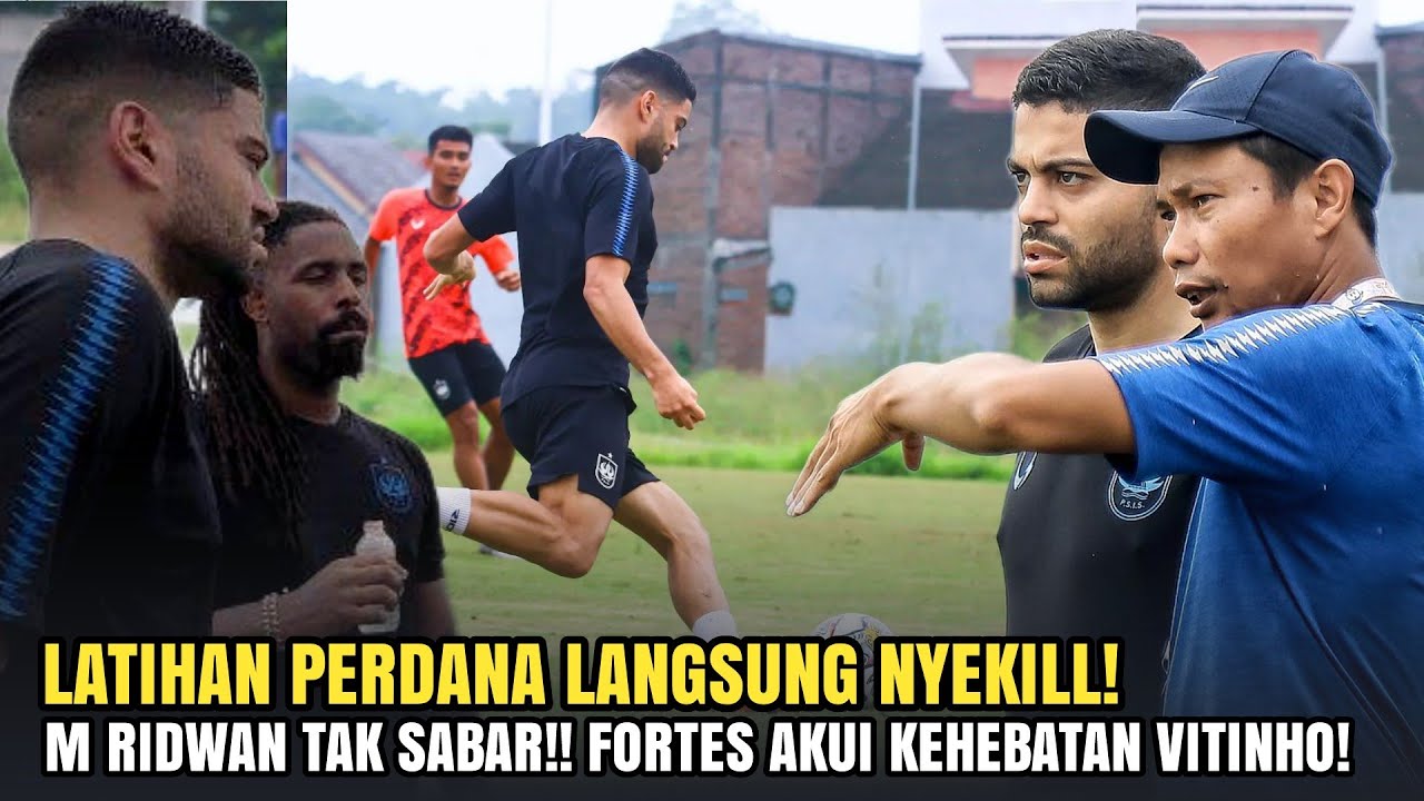 M Riwan Hhh 🥶 Latihan Perdana Vitinho Langsung Nyekill 🤗 M Ridwan Tak Sabar ...