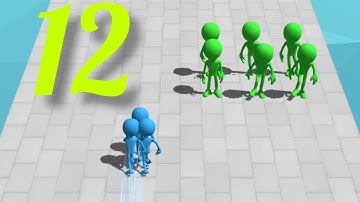 Crowd Runner Gameplay - All Levels (10-12) || Best Android Gameplay Walkthrough