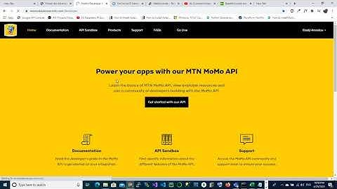 MTN Momo API  Tester sur l