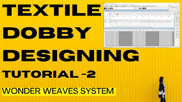 HOW TO MAKE TEXTILE DOBBY DESIGN PATTERN WITH DRAFT AND PEGPLAN | HOW TO DEVOLP & EDIT FABRIC WEAVE