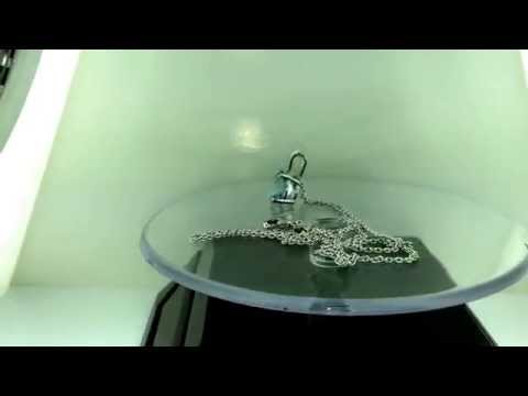  Platinum 1.70 Carat Aquamarine Solitaire Pendant Necklace Certified HandMade