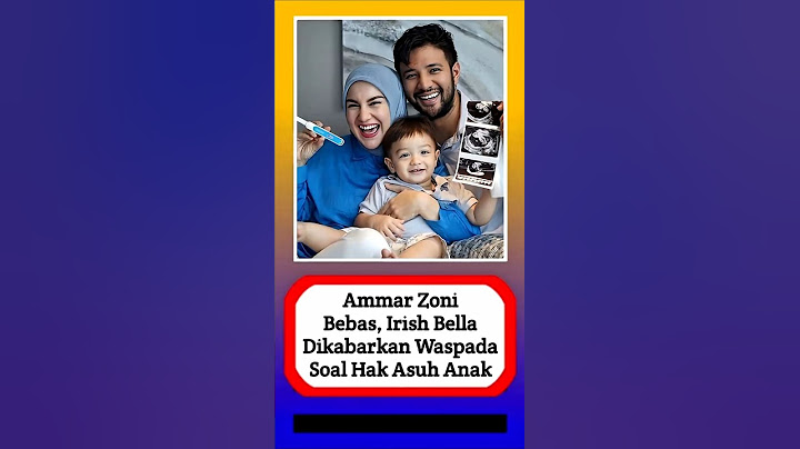 Ammar Zoni bebas, Irish Bella dikabarkan waspada soal hak asuh anak #alasyinews #keluargaartis