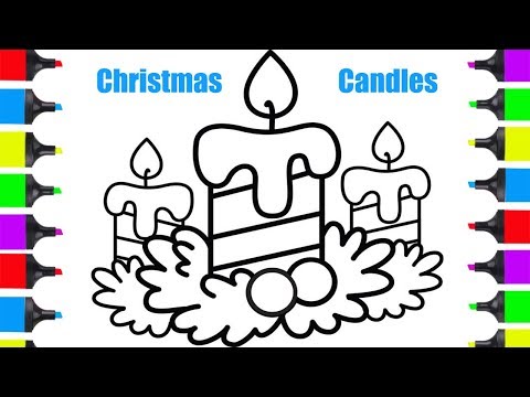 how-to-draw-christmas-candles-easy-|-coloring-for-kids-|-christmas-stuff-art