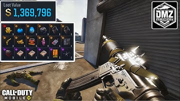 COD Mobile DMZ Recon - 1.36 MILLIONS Loot On MAX Graphics Gameplay
