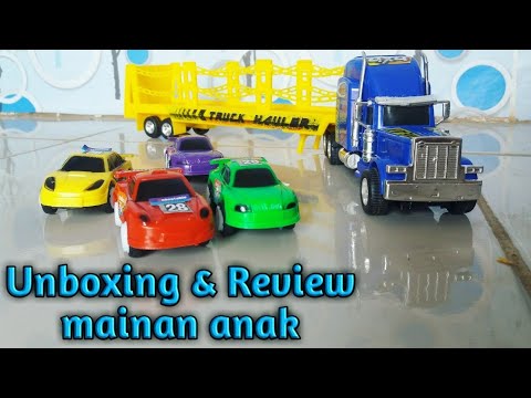 Review Mobil mobilan truk  muat mobil mainan  kecil  YouTube
