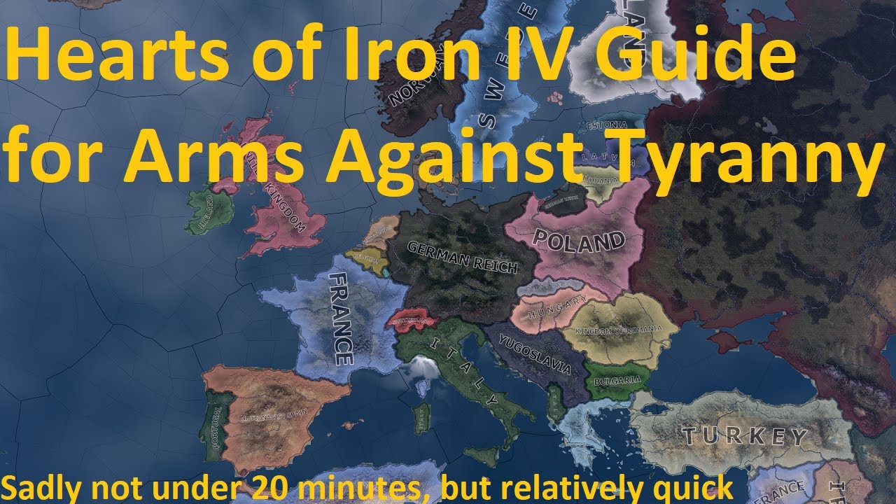 Hearts of Iron IV Tutorial - Arms Against Tyranny Edition - YouTube