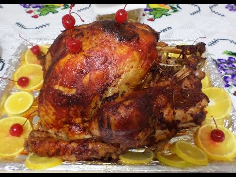 Pavo Adobado Relleno de Frutos secos - YouTube