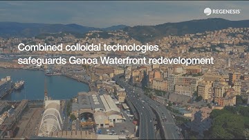 Combined colloidal technologies safeguards Genoa Waterfront redevelopment