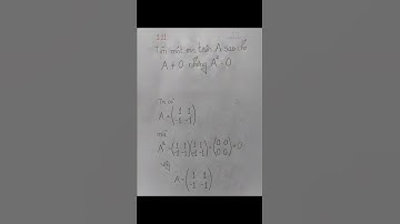 (Algera B1 - Chapter I:Matrix and system of linear equations) Chương 1: Ma Trận - BT - 1.11