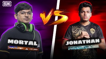 Can i defeat @JONATHANGAMINGYT in 1v1 TDM? | mortal vs Jonathan | BGMI highlights