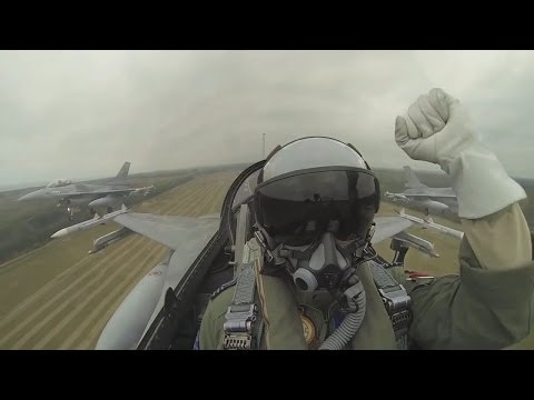 Belgian F16's :: Air Policing Baltic States [HD]