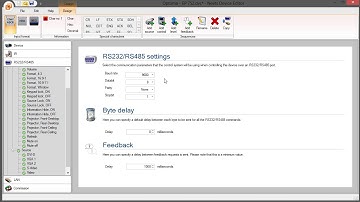 How to easily copy all the RS232 commands to LAN and vice versa