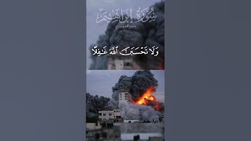 قراءة خاشعة من سورة إبراهيم للقارئ #ياسر_الدوسري #quran #قرآن #اكسبلور