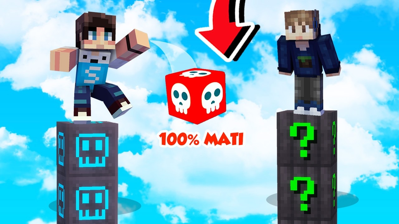 KITA DUEL LUCKY BLOCK DENGAN DADU TERKUTUK DI MINECRAFT!!!