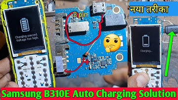 samsung b310e auto charging solution | Samsung b310 charging paused voltage too high