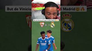 Séville vs Real Madrid, but de Vinicius #react #immigreparisien #react #madrid #vinicius
