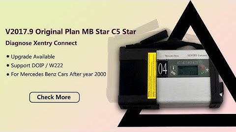 MB Star C5 Star Diagnose Mercedes C5 Support DOIP Test Video
