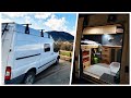 Carpenters ULTRA SECURE & HIGHLY PRACTICAL Self-Build CAMPERVAN 🔒⚒️