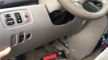 Toyota Sienna 2006 Shift Cable Repair What Parts you have to remove