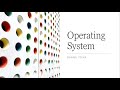 List of OS topics | Operating System | By BhanuPriya