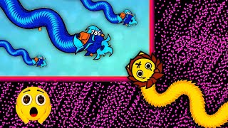 SNAKE IO🐍 MARID SNAKE IO🐍vS MONSTER LEON EPIC SNAKE.IO🐍BEST SLITHER SNAKE GAMEPLAY ! New Snake Game screenshot 2