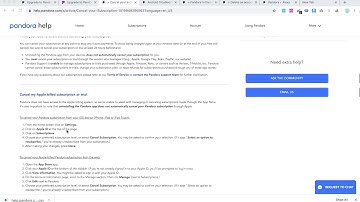 How to CANCEL PANDORA SUBSCRIPTION?
