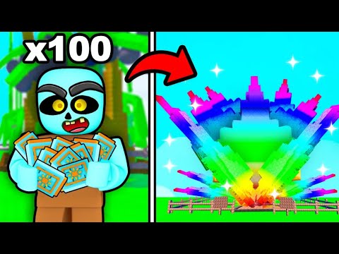 I Opened 100 EXOTIC SEED PACKS in Grow a Garden and GOT THIS... - YouTube