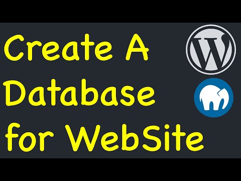 Create a database in PhpMyAdmin using MAMP for Your Wordpress WebSite