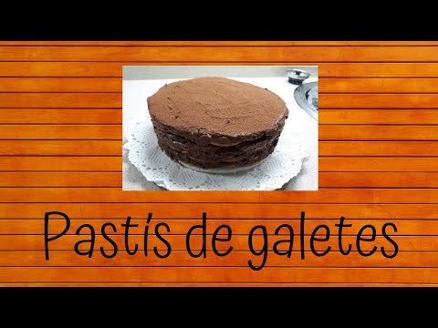 Vídeo: Com Fer El Pastís De Galetes Més Ràpid