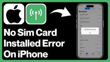 How To Fix “No Sim Card Installed” Error On Iphone