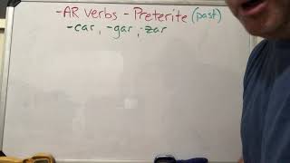 -car, -gar, & -zar verbs - Preterite