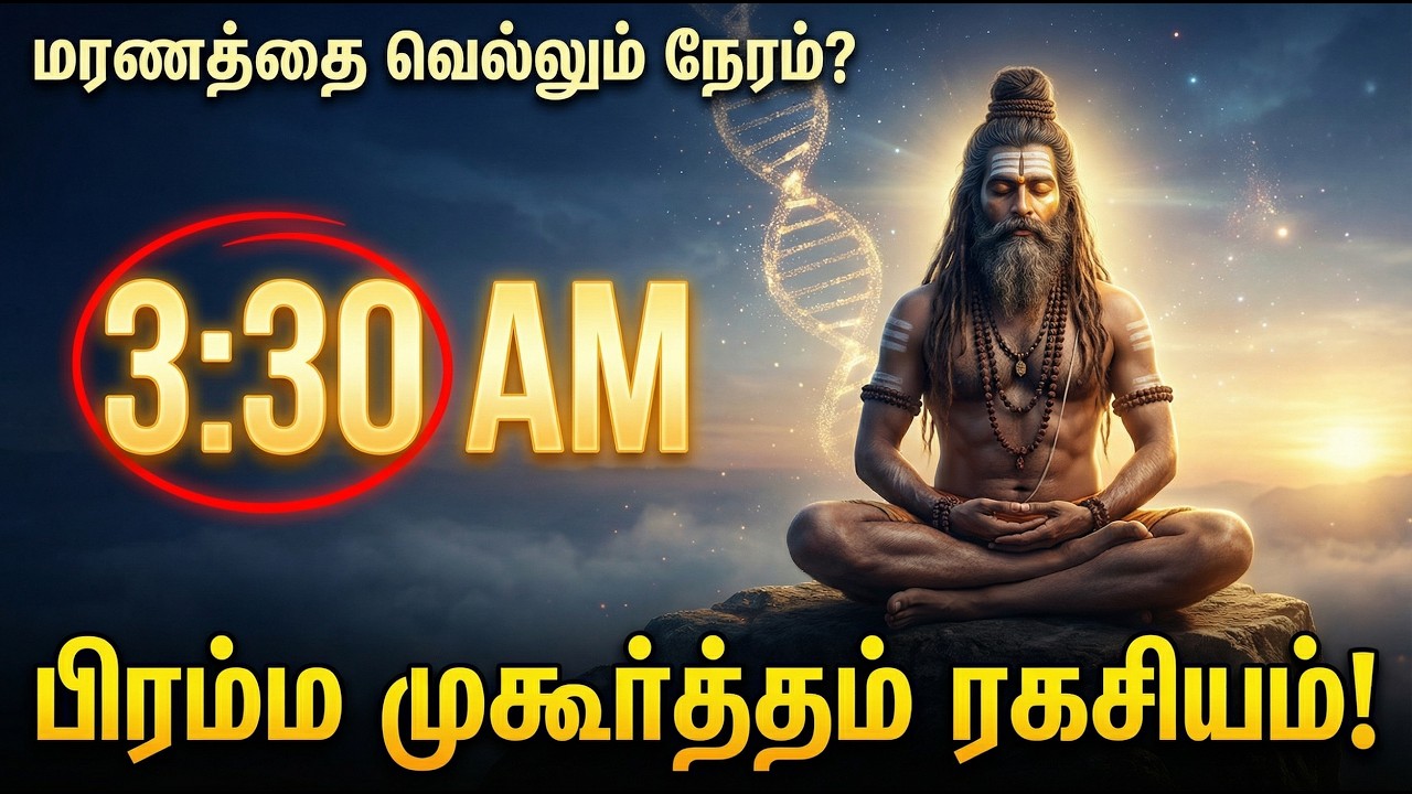 🔥 பிரம்ம முகூர்த்தம் 🌅 | Wake Up at 3:30 AM for 21 Days 🔥 | உங்கள் DNA-யை மாற்றும் அதிசயம்! 🧬✨