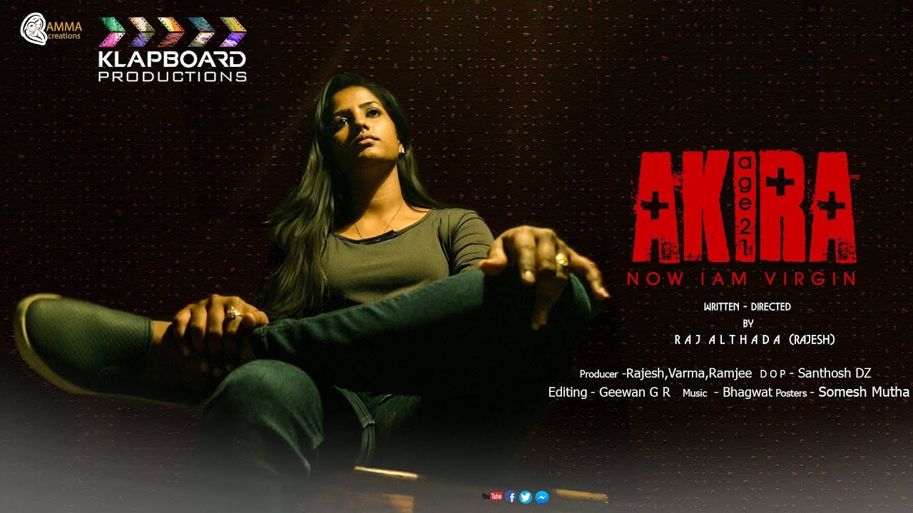 Akira Latest Telugu Short Film 2020 | Directed By Raj Althada | Klapboard  Productions - YouTube