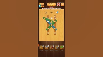 Screw Puzzle  Level 1  wood Nuts and Bolts Level 1