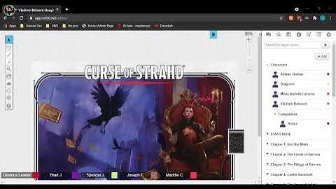 Curse of Strahd Session 1: Into the Mists