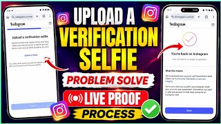 Instagram upload a Verification selfie problem solve live proof easy tips full video in Telugu