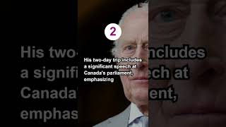 King Charles impactful visit to Canada amidst political tension/#short  #news #newsupdate