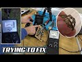 Trying to FIX a VERY Faulty METAL DETECTOR + Treasure Hunt