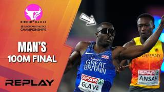 Men's 100m FINAL: Romell Glave SHOCKS Everyone as Jacobs Slows Down!