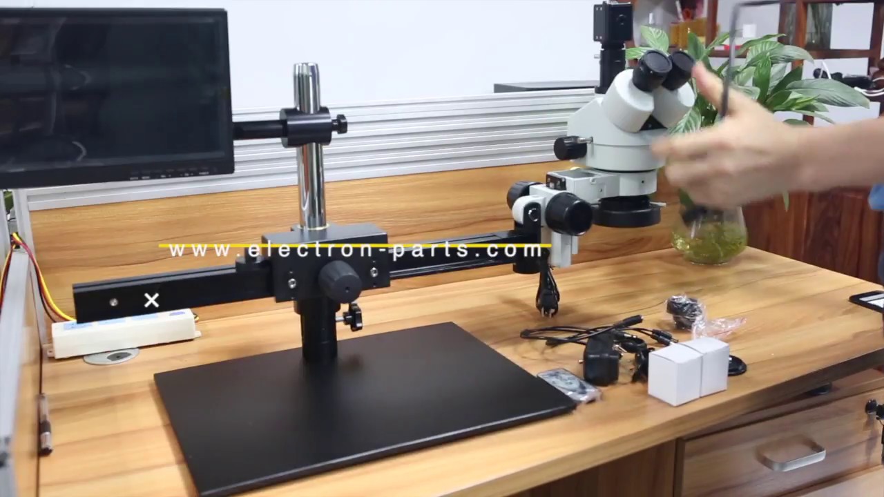 Install Long arm video microscope for mobile phone repair YouTube