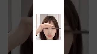 how to cut bangs.🎀 #bangs #haircut #beautifullady7 #gotviral #1million #goviral #glowup