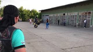 Motorcycle Wheely Fail