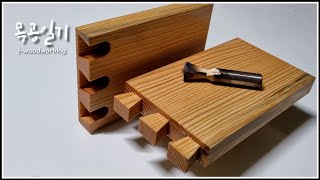 making a half dovetail joint. Why not use spacers? / challenge 3 [woodworking]