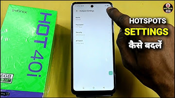 How To Change Hotspot password in Infinix Hot 40i | Infinix Hot 40i में Hotspot Data Limit लगाएं