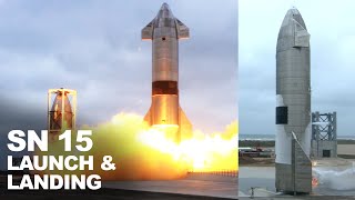 SpaceX Starship SN15 Successful Launch and Landing - 10km Altitude Flight Test by TerkRecoms - Tech TV 4,503 views 3 years ago 10 minutes, 16 seconds