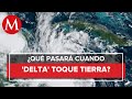 Huracán Delta de categoría 4 está a 200 kilómetros de la península de Yucatán