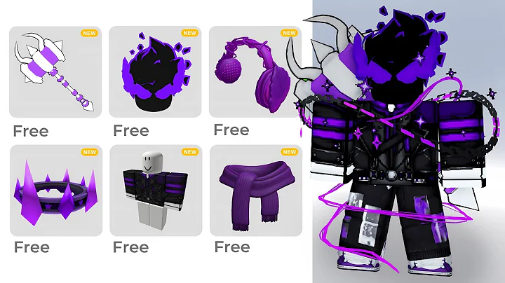 OMG! 35+ FREE PURPLE ITEMS & SECRET ITEMS ROBLOX (2025) 🤯